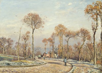 الطريق إلى فرساي ، Louveciennes: Morning Frost بواسطة كميل يعقوب بيسارو