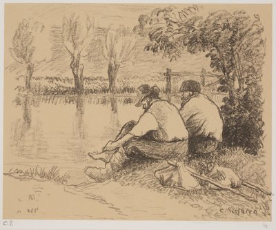 الصعلوك ، c1894 (ليثو) بواسطة كميل يعقوب بيسارو