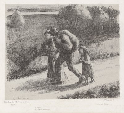 المتشردون بواسطة Camille Pissarro