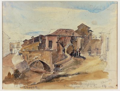 جسر دونا روموالدا كاراكاس، فنزويلا 1854 ... بواسطة كميل بيسارو