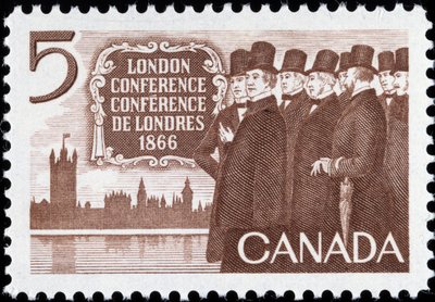 Canadian stamp on the London Conference بواسطة المدرسة الكندية