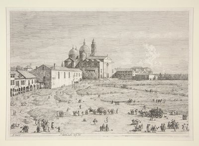 S. Giustina في العلاقات العامة؟ ديلا فالي ، من مسلسل Vedute (مشاهدات) بواسطة كاناليتو (قناة جيوفاني أنطونيو)