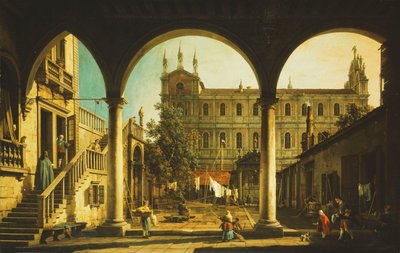 Capriccio من Scuola di San Marco ، البندقية ، من Palazzo Grifalconi-Loredan ، بواسطة قناة جيوفاني أنطونيو (كاناليتو)