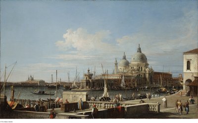 بعد كاناليتو - البندقية دوجانا وسانتا ماريا ديلا سالوت من مولو، 1740 - 1760 بواسطة كاناليتو