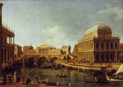 Capriccio مع العمارة Palladian ، 1757-1759 بواسطة كاناليتو