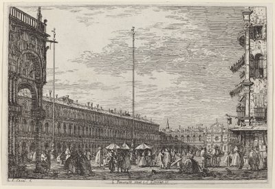 Le Procuratie niove e S. Ziminian V.، c. 17351746. بواسطة كاناليتو