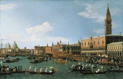 عودة إيل بوسينتورو في يوم الصعود ، 1745-1750 بواسطة قناة جيوفاني أنطونيو (كاناليتو)