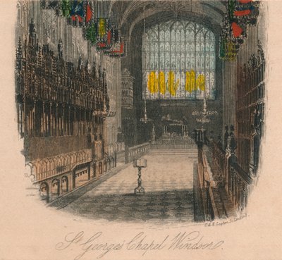 'شارع. George's Chapel Windsor '، القرن التاسع عشر بواسطة كاندي لايتون