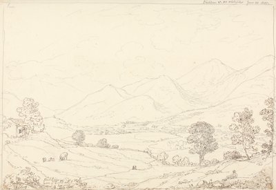 Skiddaw في السيد وايتسايد ، 30 يونيو 1835 بواسطة Capt. Thomas Hastings