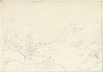 Skiddaw من بوروديل، السبت 27 يونيو 1835 بواسطة نقيب. توماس هاستينغز