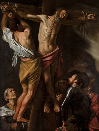 صلب القديس أندراوس بواسطة Michelangelo Merisi da  Caravaggio