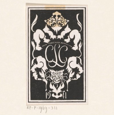 السابق libris من Carel Lion Cachet بواسطة كاريل أدولف أسد كاشيت
