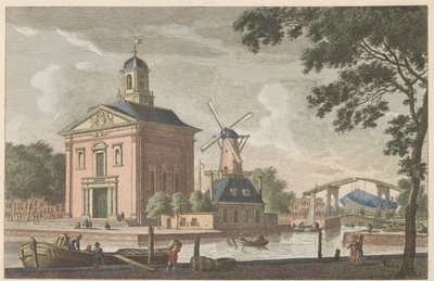 الكنيسة الإنجليزية في روتردام ، حوالي 1790 الكنيسة الأسقفية الإنجليزية في روتردام / L