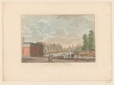 منظر لوفيهفن في روتردام Leuvehaven in Rotterdam / La canal dit Leuvehaven a Rotterdam (العنوان على الكائن) بواسطة كاريل فريدريك بندورب (أنا)