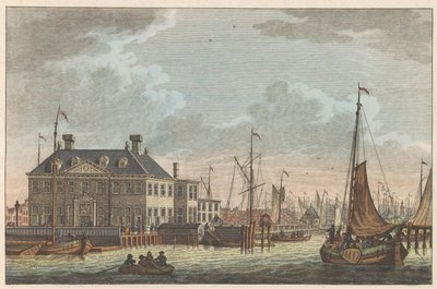 منظر لنزل نيو سيتي ، حوالي عام 1790 Nieuwe Stads-Herberg في أمستردام / Vue de L