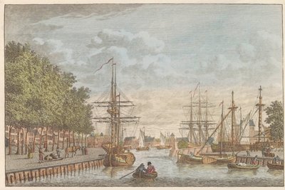 ميناء ميدلبورغ ، حوالي 1790 ميناء Middelburg / Le Port de Middelburg (العنوان على الجسم) بواسطة كاريل فريدريك بندورب (أنا)