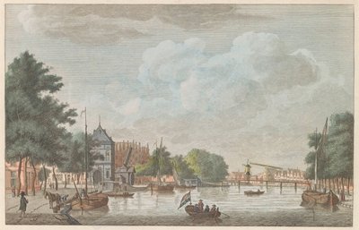 سبارن في هارلم ، حوالي عام 1790 The Binnen Spaarne في هارلم / ريفيير هذا الجزء الداخلي الاحتياطي في هارلم (العنوان على الكائن) بواسطة كاريل فريدريك بندورب (أنا)