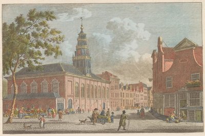 كنيسة والون في روتردام ، حوالي عام 1790 الكنيسة الفرنسية في روتردام / L