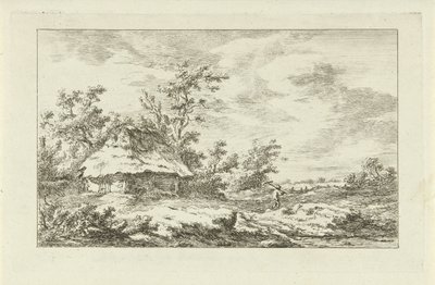 Man with Rake at a Barn Landscapes (AF) (عنوان السلسلة) بواسطة كاريل لودويجك هانسن