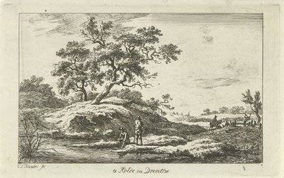 المسافرون على الواجهة البحرية تي رولد في درينثي (العنوان على الكائن) المناظر الطبيعية (a-f) (عنوان المسلسل) بواسطة كاريل لودويجك هانسن