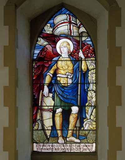 Betws Bledrws ، St Bledrws ، Shrigley & Hunt (1873-1982) ، Carl Almquist ، St Michael ، 1887 بواسطة كارل المكويست