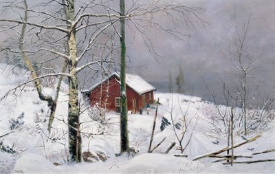 ملكية صغيرة (زيت على قماش) بواسطة Carl Edvard Diriks