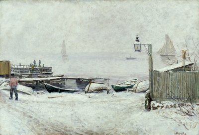 يوم ديسمبر في دروباك بواسطة Carl Edvard Diriks