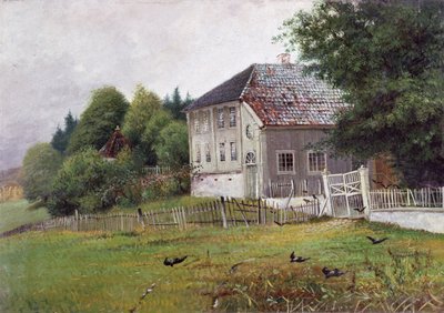 بيت كاتب عدل ، دروباك (زيت على قماش) بواسطة Carl Edvard Diriks
