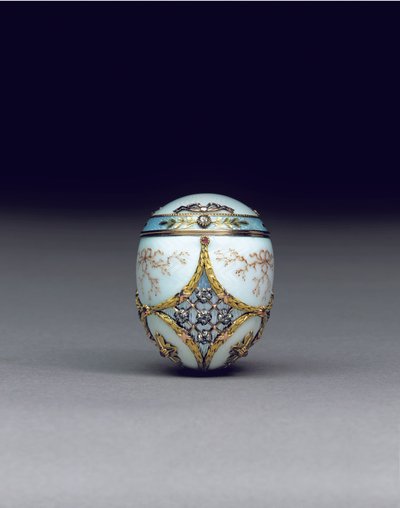 بونبونير بيض نادر مرصع بالجواهر ، 1896-1908 بواسطة كارل فابيرج