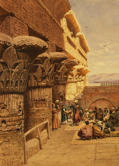 الموسيقيون في فيلة 1877 بواسطة كارل فريدريش هاينريش فيرنر