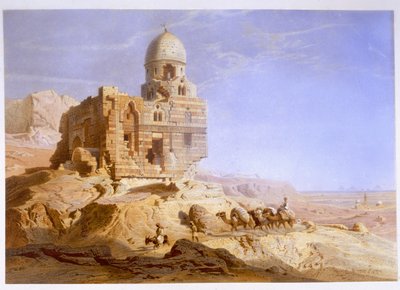 مقابر الخلفاء ، القاهرة ، 1871 بواسطة كارل فريدريش هاينريش فيرنر