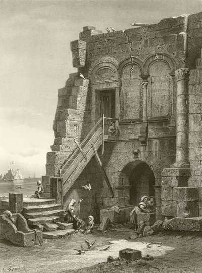 منزل فيرجيل ، برينديزي بواسطة Carl Friedrich Heinrich Werner