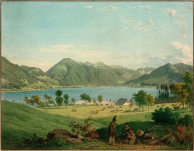 Der Tegernsee bei Kaltenbrunn بواسطة كارل فريدريش هاينزمان