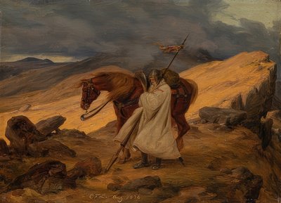 الحروب الصليبية في الجبال. 1836 بواسطة كارل فريدريش ليسينج
