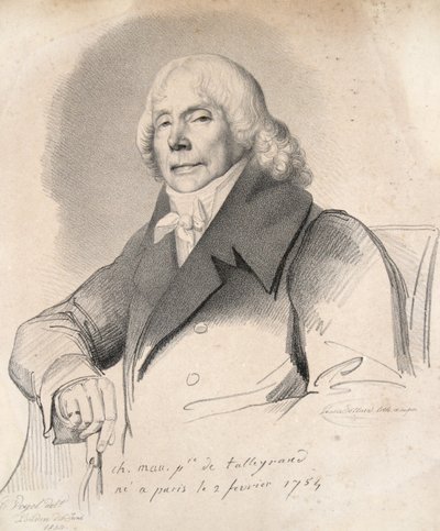 تشارلز موريس أمير Talleyrand ، حانة. 1834 بواسطة كارل فريدريش أوتو فوجيل