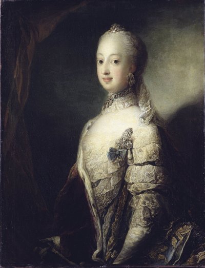 صوفي مادلين من الدنمارك ، ملكة السويد وفنلندا - صورة صوفيا ماجدالينا من الدنمارك (1746-1813) ، ملكة السويد ، بقلم بيلو ، كارل غوستاف (1711-1793). زيت على قماش بواسطة كارل جوستاف بيلو