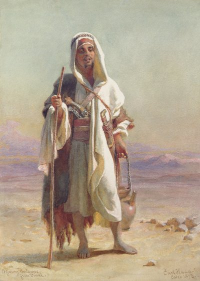 شاب بدوي شاب من سيناء 1873 بواسطة Carl Haag