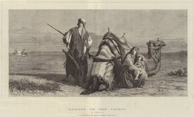 خطر في الصحراء ، في معرض جمعية الرسامين بألوان المياه بواسطة Carl Haag