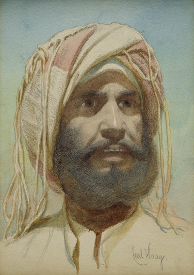 صورة لرجل قبيلة ملتح بواسطة Carl Haag