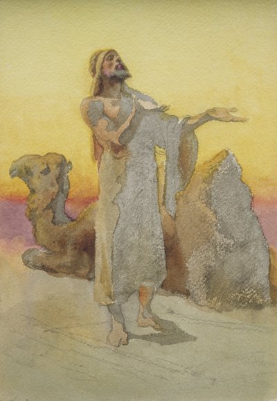 دراسة صلاة عربية في الصحراء بجمله بواسطة Carl Haag