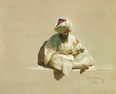 كاتب الرسالة 1891 بواسطة كارل هاج