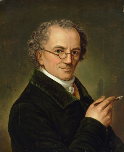 الفنان فريدريش كارل غروجر (1766-1838) 1828 بواسطة كارل هاينريش أدولف جريم