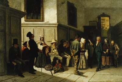 في مركز الشرطة ، 1857 بواسطة Carl Hendrik d Unker