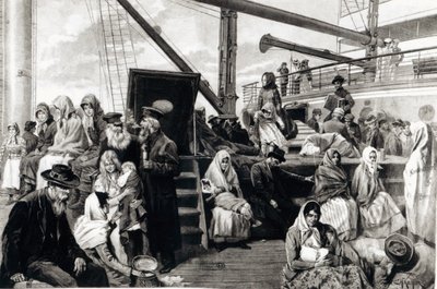 ركاب التوجيه المهاجرون إلى الولايات المتحدة الأمريكية من ألمانيا ، 1899 بواسطة Carl Hermann Kuechler