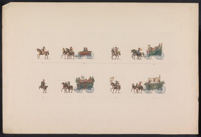 Optocht bij het huwelijk van Prinses Sophie، 1842 (plaat 3) ذكريات زفاف فلاح تورينغن ، تم تنفيذه للاحتفال بالوصول السعيد للدوق الأكبر الوراثي كارل ألكسندر من ساكسونيا فايمار إيزيناتش مع الوراثة الدوقة صوفي بواسطة كارل هيس