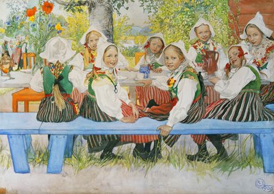 عيد ميلاد كرستي 1909 بواسطة كارل لارسون