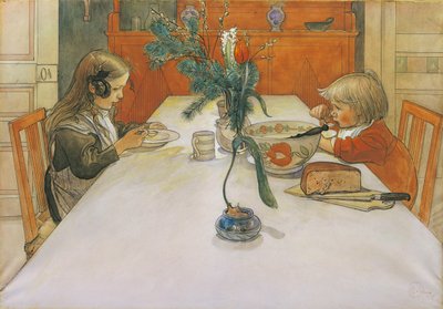 وجبة المساء ، 1905 بواسطة كارل لارسون