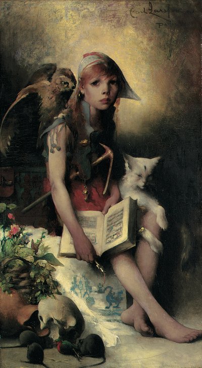 ابنة الساحرة 1881 بواسطة كارل لارسون