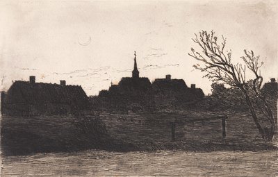 كنيسة هورنبيك ، مساء الصيف بواسطة Carl Locher