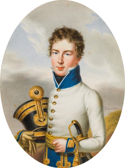 ملازم فوج المشاة المجري ، الملازم الميداني الملازم نيكولاس فورست استرهازي بواسطة Carl Ludwig Hummel de Bourdon